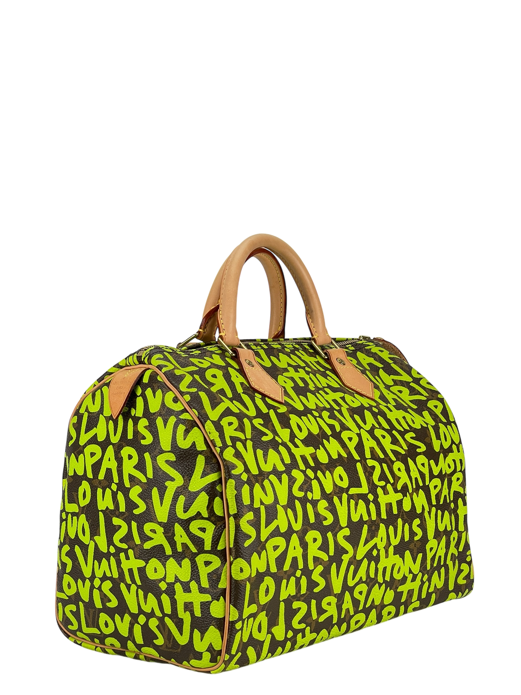 LOUIS VUITTON - Speedy 35  Graffiti Handbag Monogram Canvas