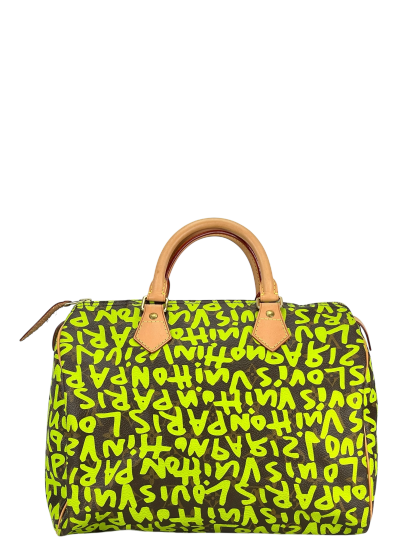 LOUIS VUITTON - Speedy 35  Graffiti Handbag Monogram Canvas