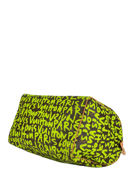 LOUIS VUITTON - Speedy 35  Graffiti Handbag Monogram Canvas
