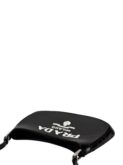 PRADA - Cleo Black Sequins Shoulder Bag 