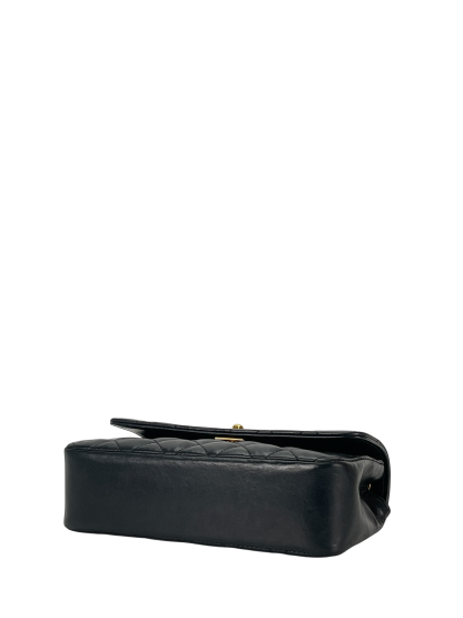 CHANEL - Mini Black Lambskin Extra Rectangular Gold Hardware