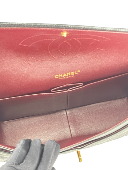 CHANEL - Black Caviar Jumbo Flap Bag 30