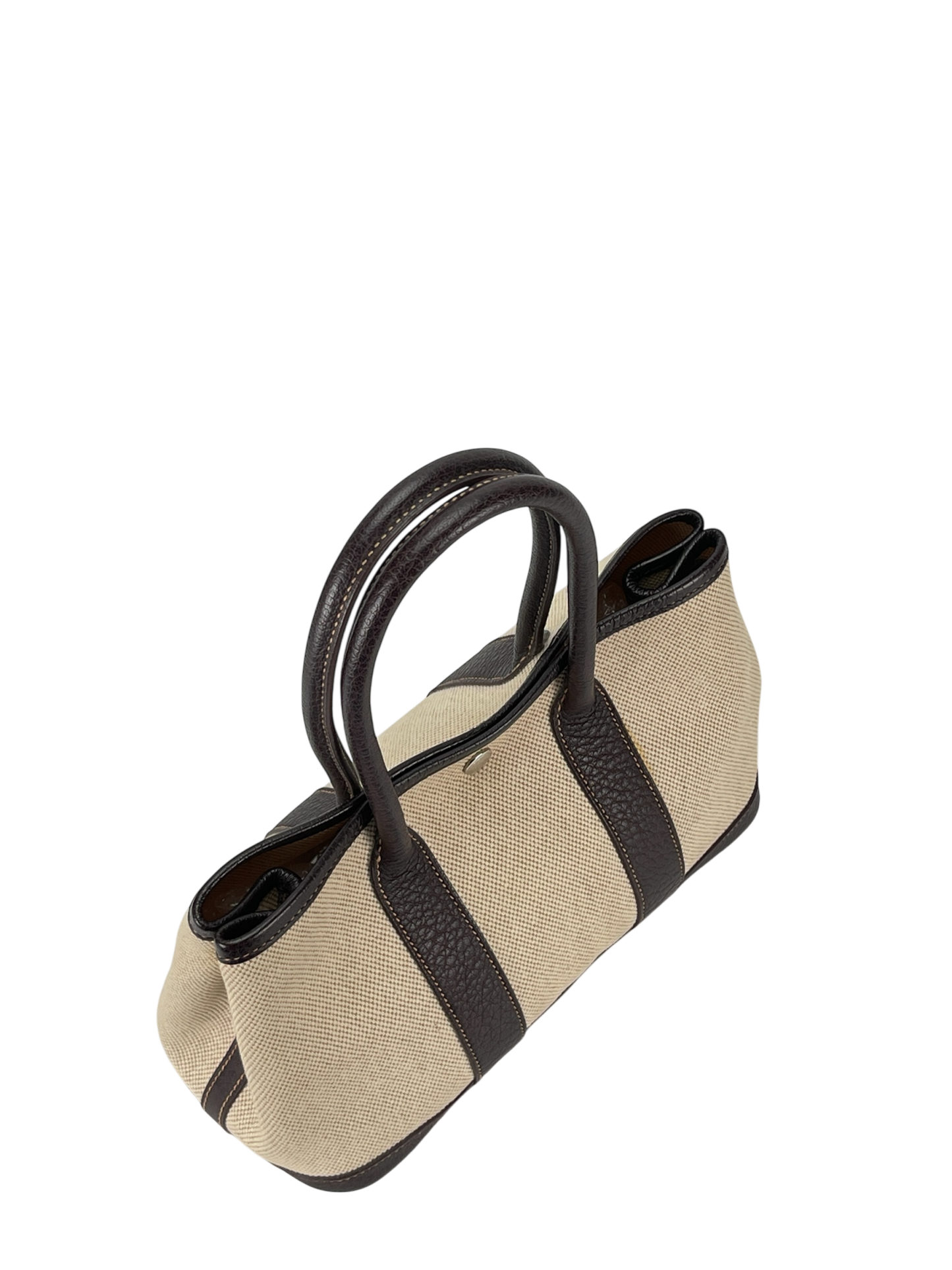 HERMES - Garden Party 23 Beige Buffle Skipper Toile 