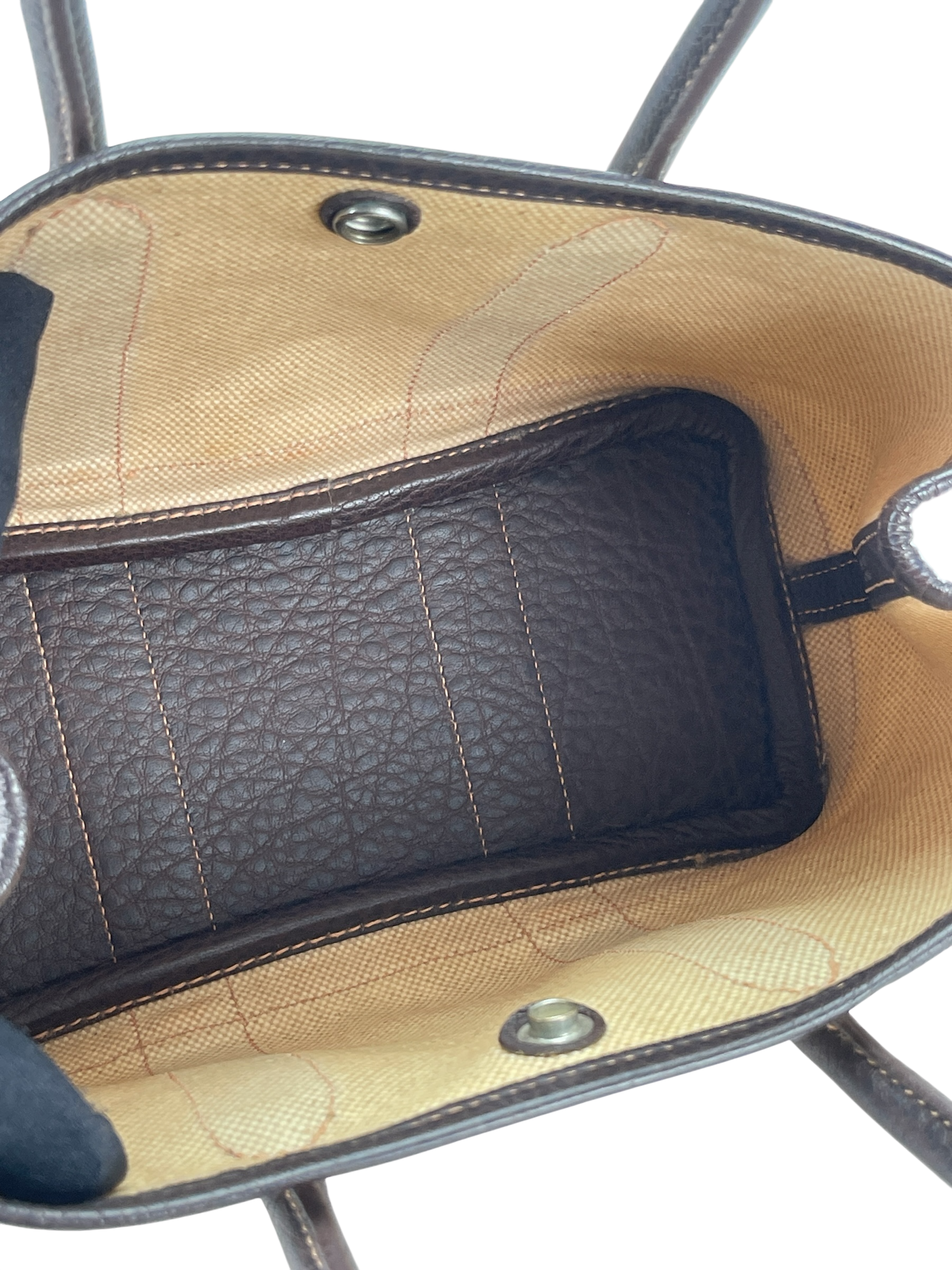 HERMES - Garden Party 23 Beige Buffle Skipper Toile 