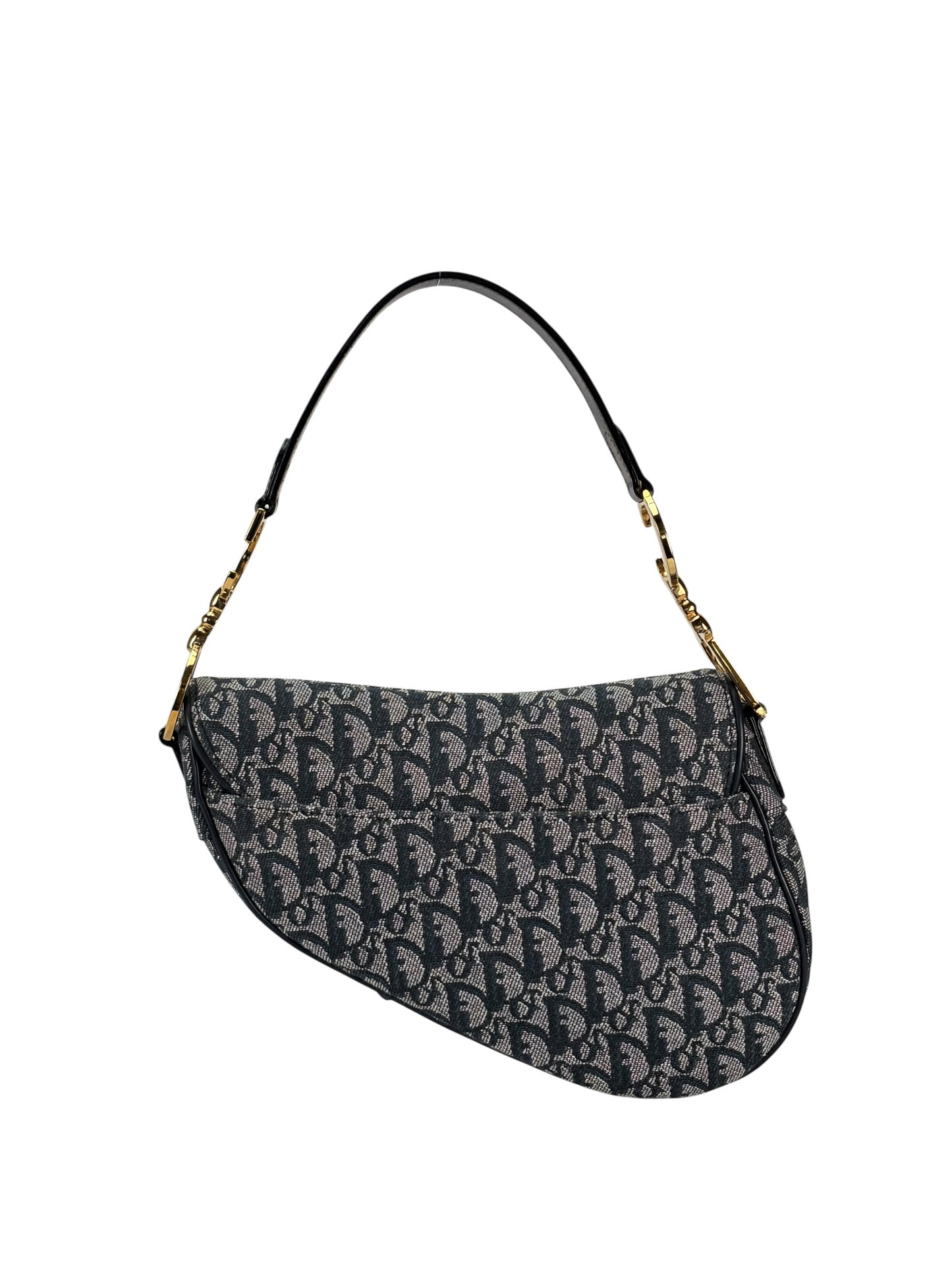 CHRISTIAN DIOR - Navy Trotter Saddle Handbag