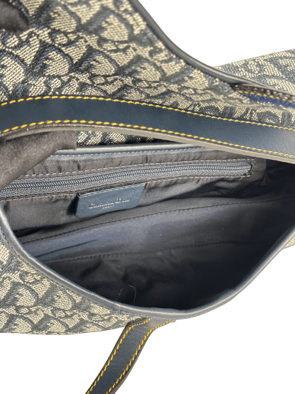 CHRISTIAN DIOR - Navy Trotter Saddle Handbag