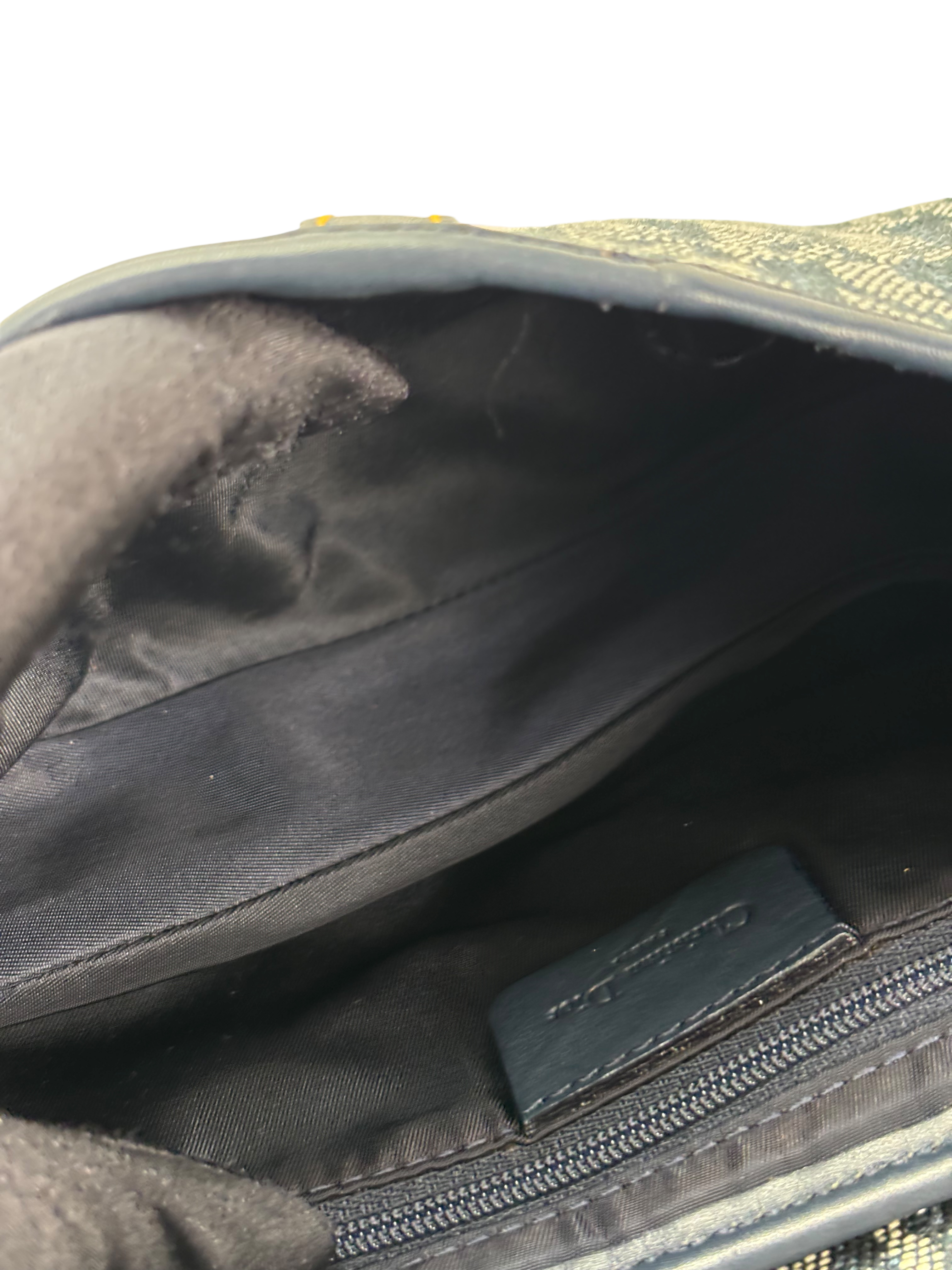 CHRISTIAN DIOR - Navy Trotter Saddle Handbag