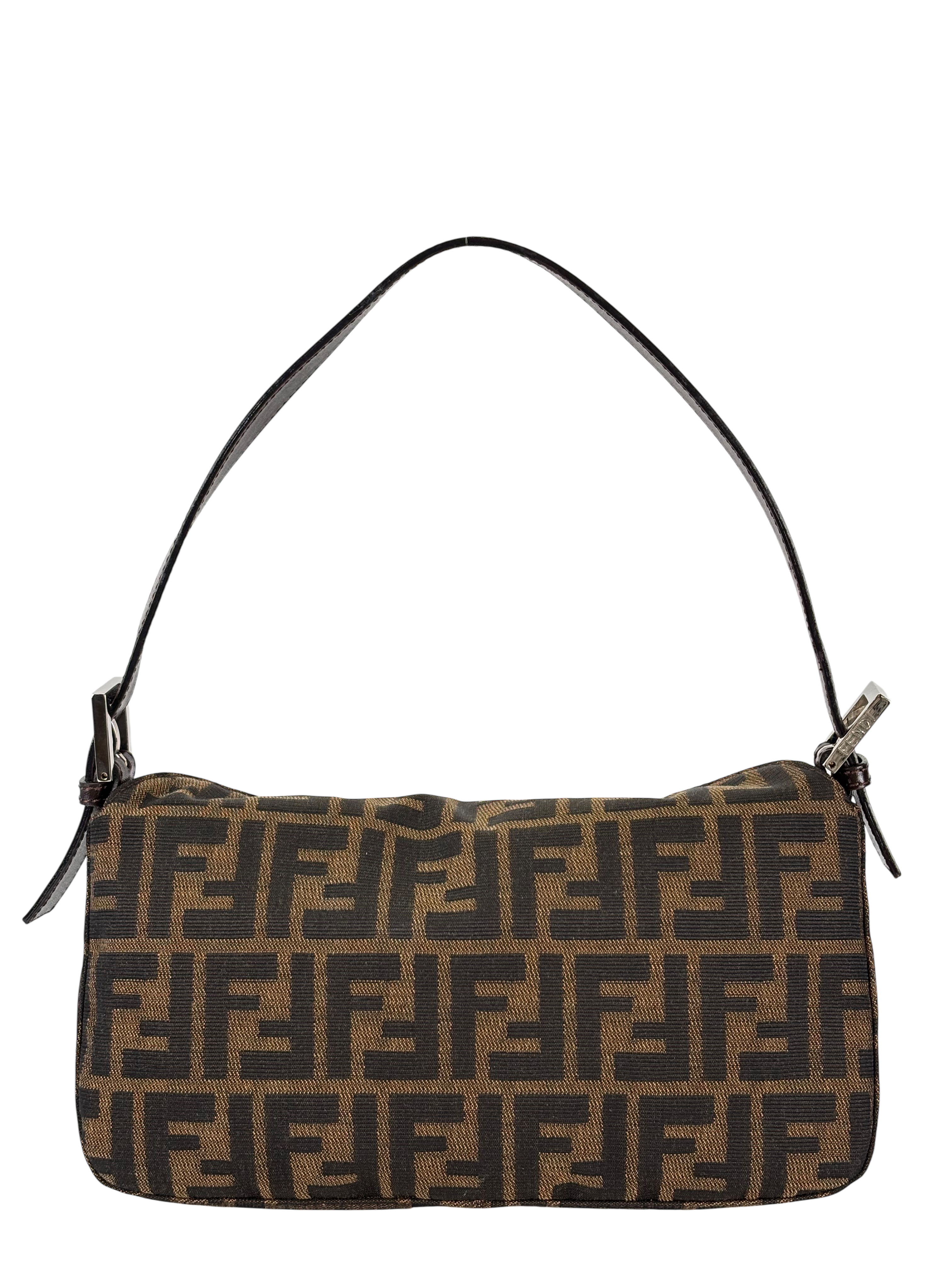FENDI - Zucca Canvas Mamma Baguette Shoulder Bag