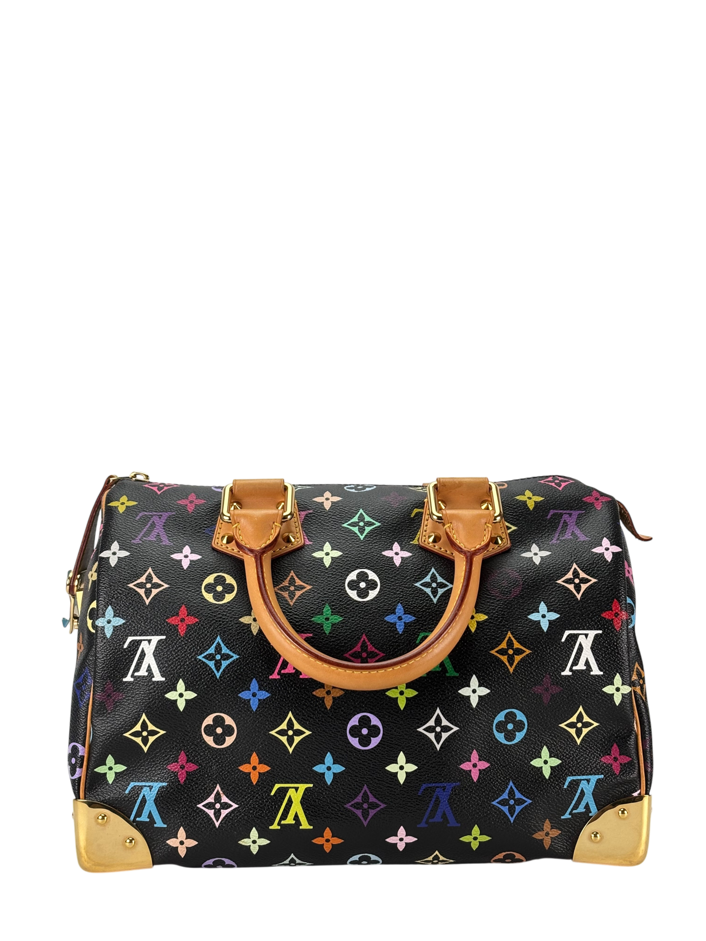 LOUIS VUITTON - Black Monogram Multicolor Speedy30