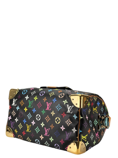LOUIS VUITTON - Black Monogram Multicolor Speedy30