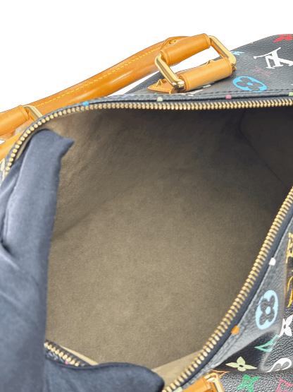 LOUIS VUITTON - Black Monogram Multicolor Speedy30