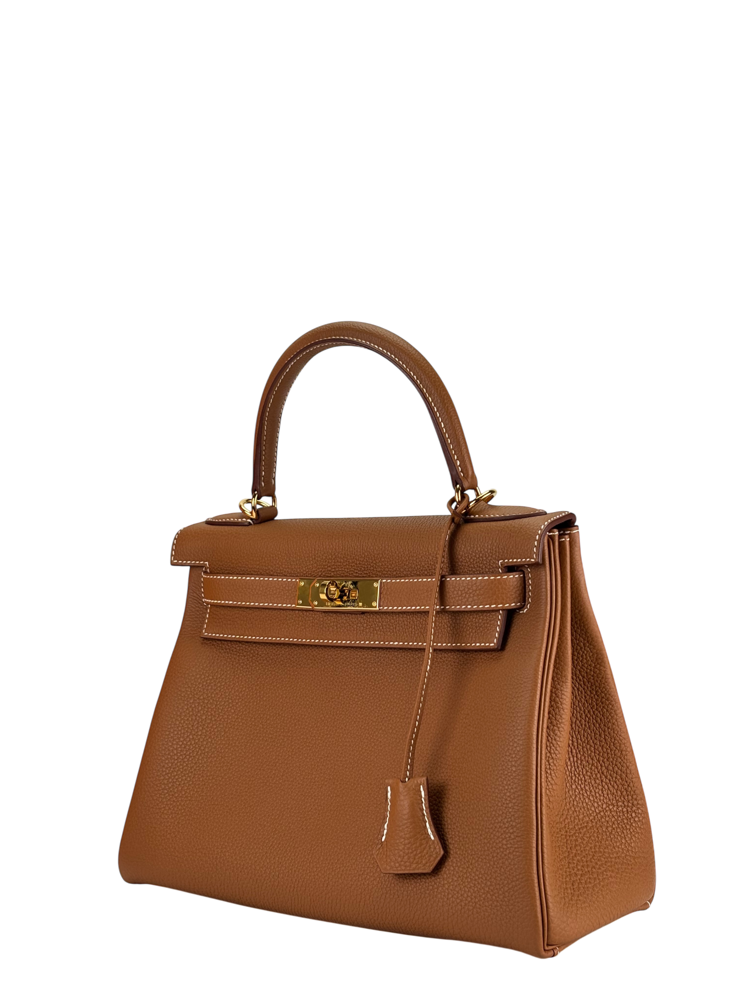 HERMES - Kelly 28 Gold Togo Gold Hardware 