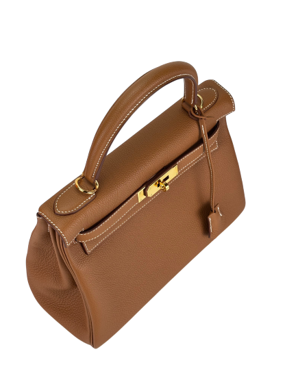 HERMES - Kelly 28 Gold Togo Gold Hardware 