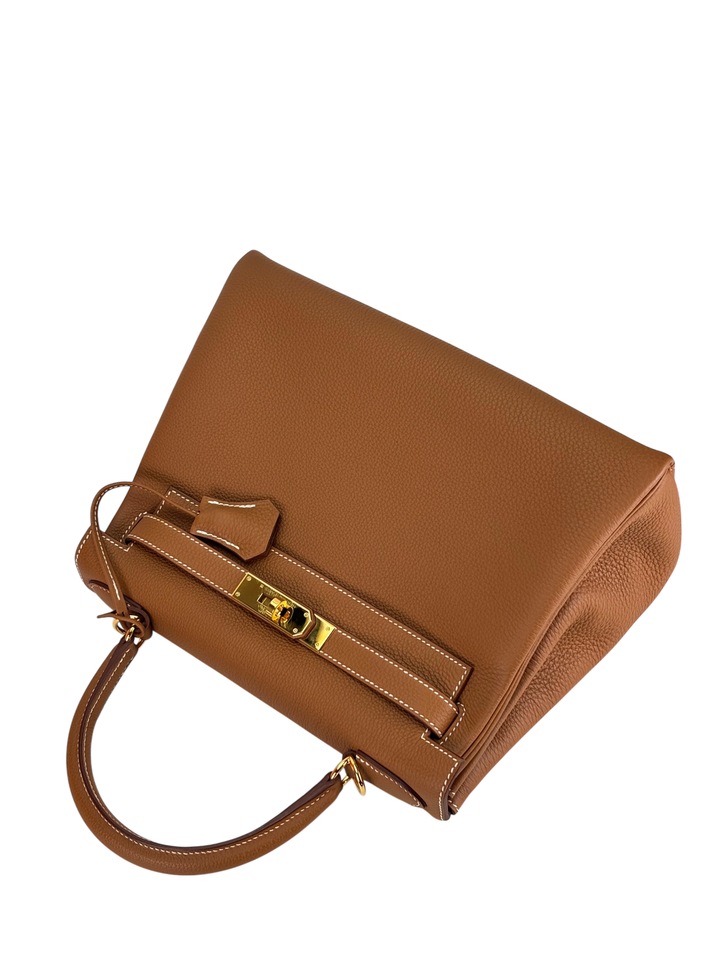 HERMES - Kelly 28 Gold Togo Gold Hardware 