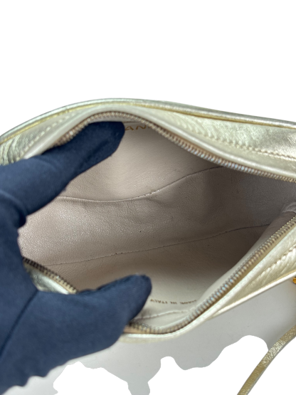 CHANEL - Gold Lambskin Gold Hardware Camera Bag 