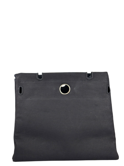 HERMES - Herbag Zip 31 (PM) Beige Toile Vache Palladium Hardware