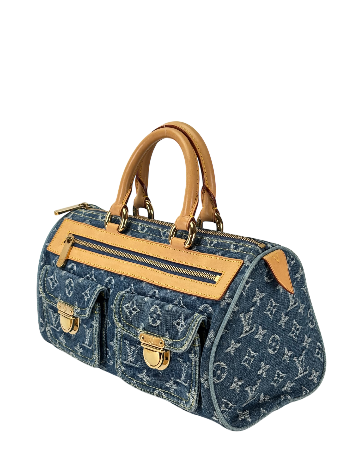 LOUIS VUITTON - Denim Neo Speedy Handbag