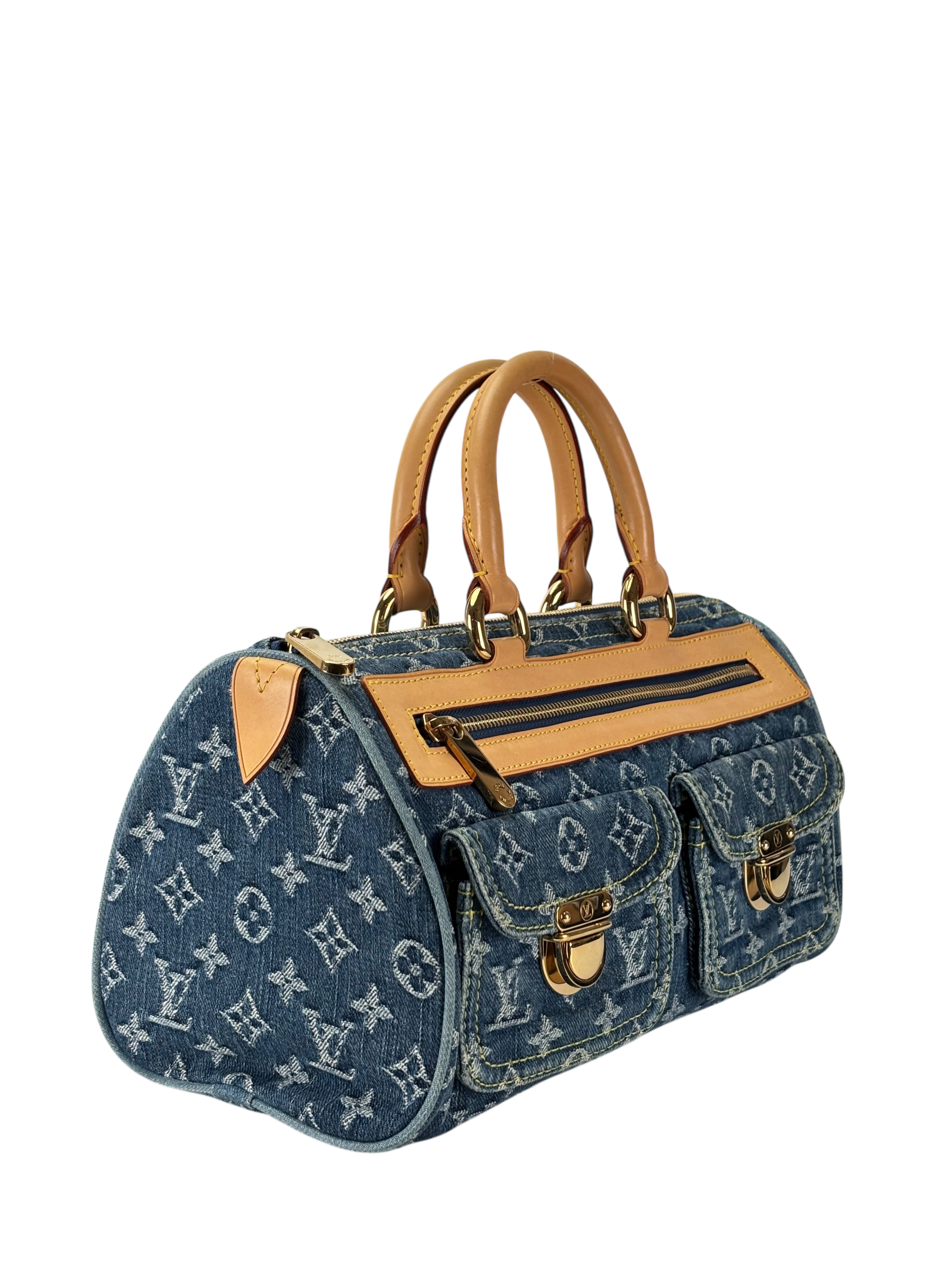 LOUIS VUITTON - Denim Neo Speedy Handbag