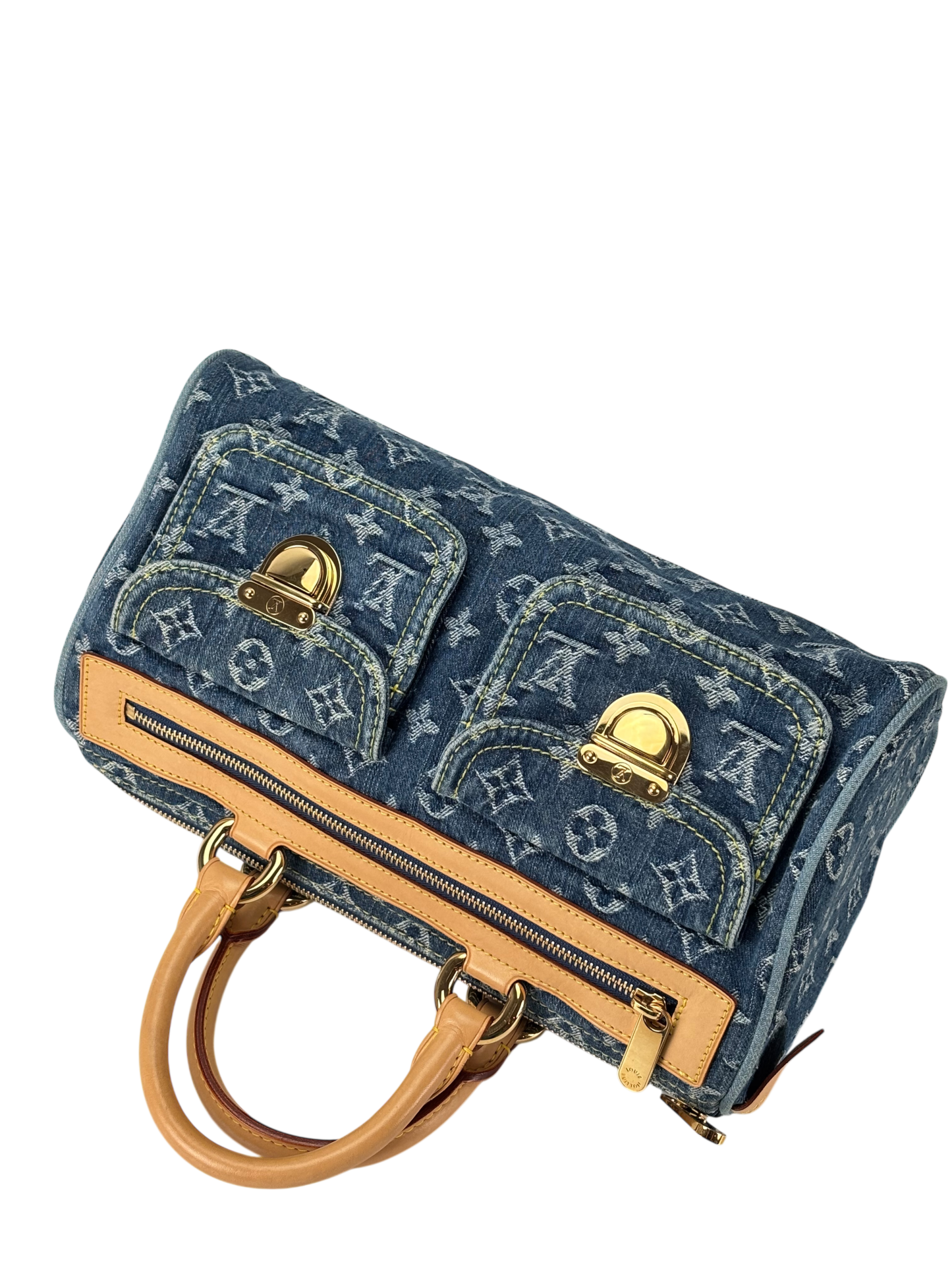 LOUIS VUITTON - Denim Neo Speedy Handbag
