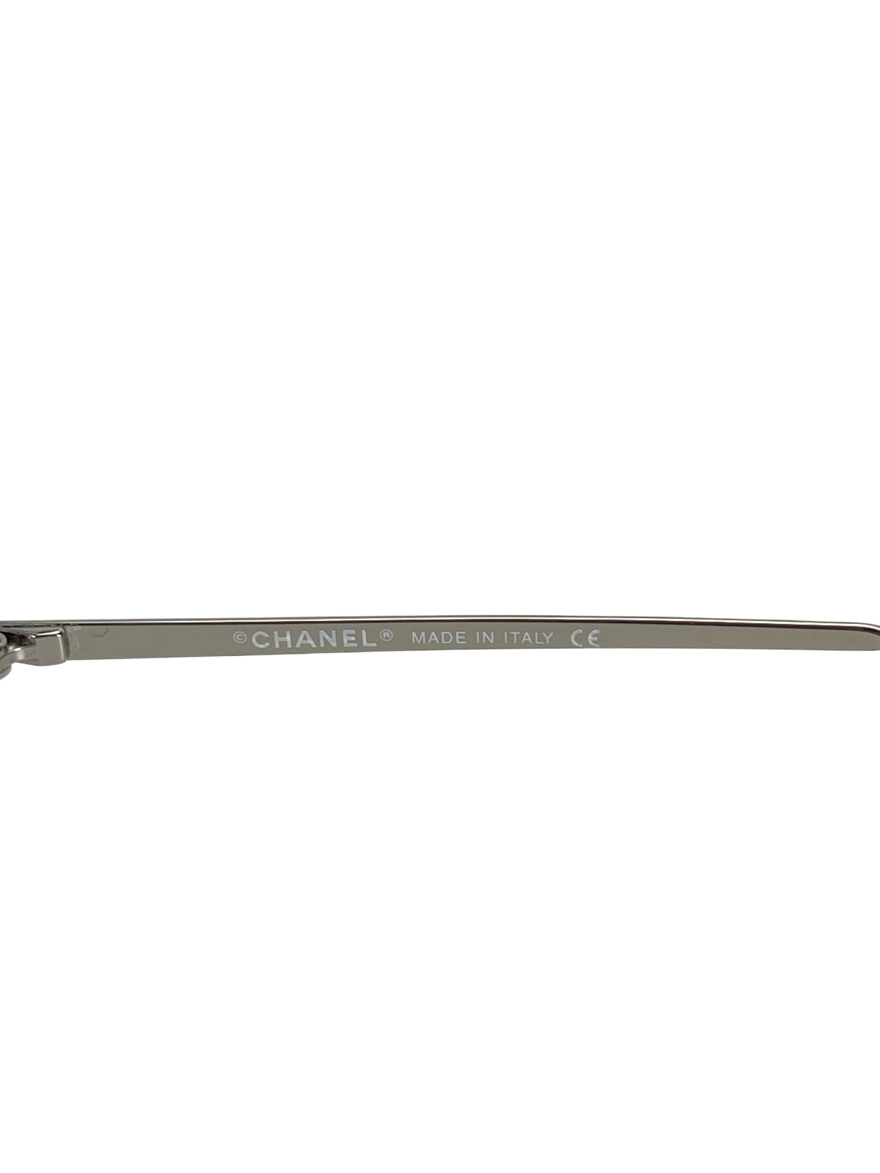 CHANEL - Black Rhinestone CC Sunglasses