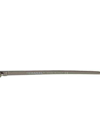 CHANEL - Black Rhinestone CC Sunglasses