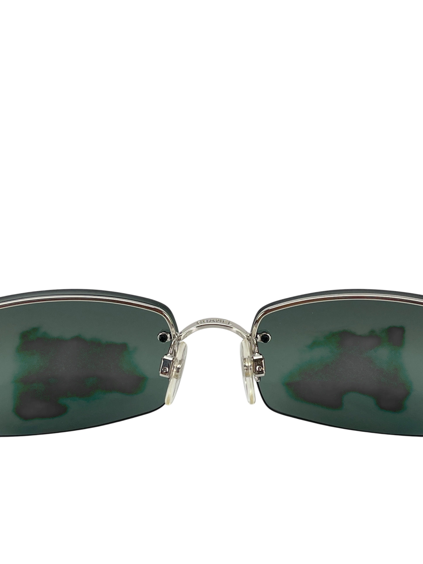 CHANEL - Black Rhinestone CC Sunglasses