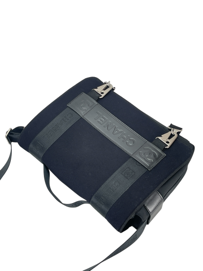 CHANEL - Black Nylon Canvas Sports Line Shoulder 2way