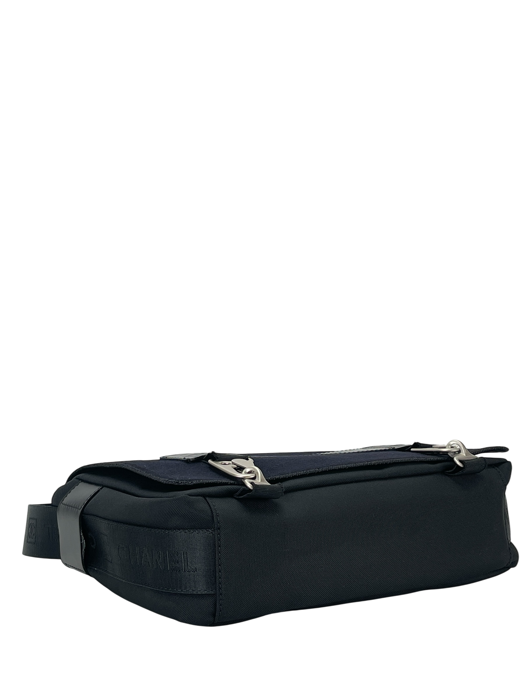 CHANEL - Black Nylon Canvas Sports Line Shoulder 2way