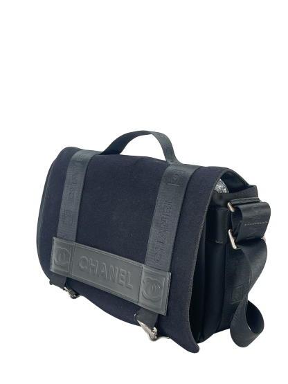CHANEL - Black Nylon Canvas Sports Line Shoulder 2way