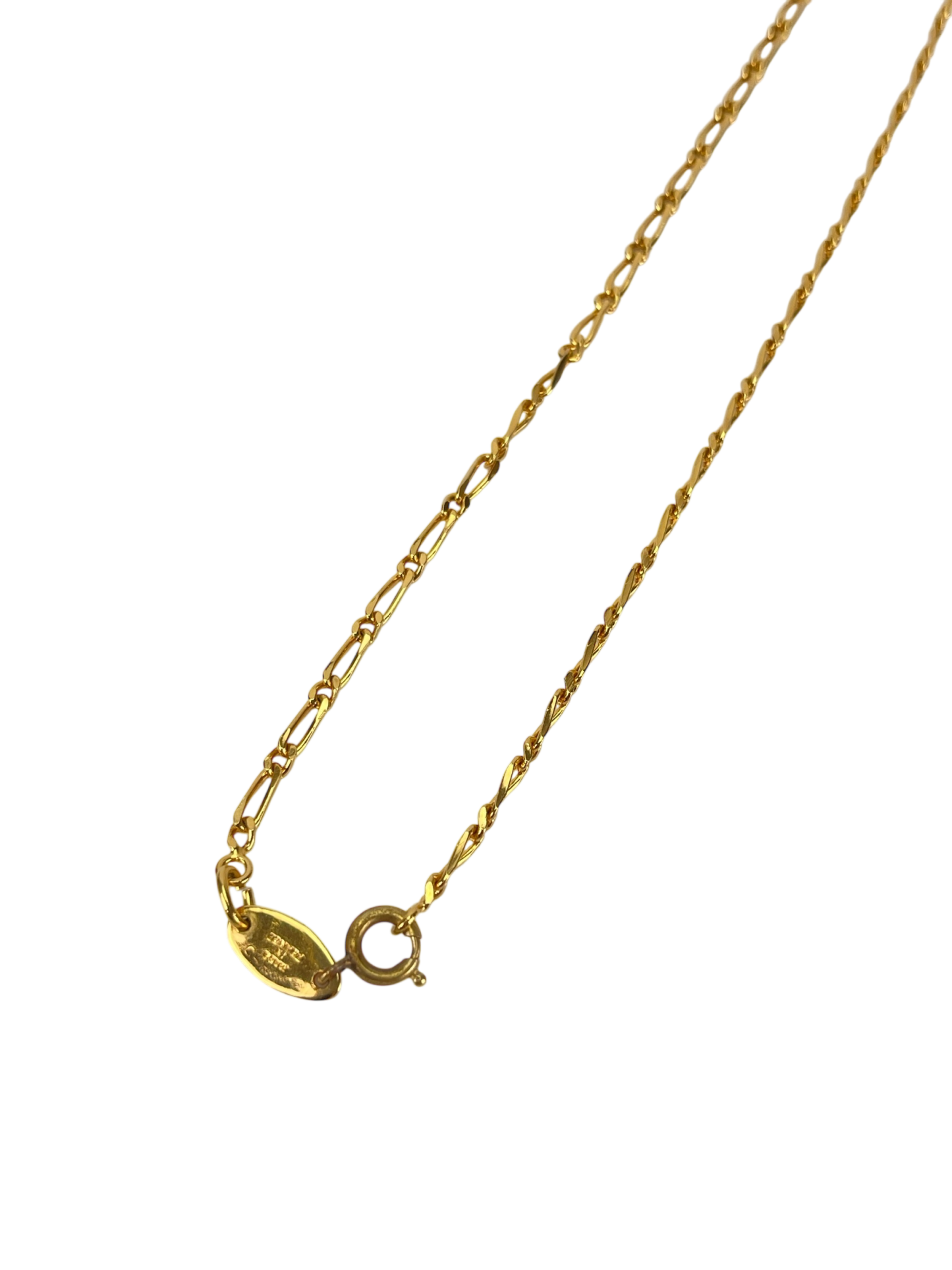CHANEL - Medallion Gold Chain Pendant Necklace
