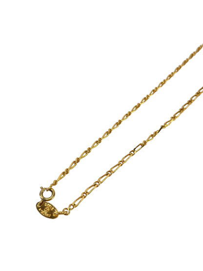 CHANEL - Medallion Gold Chain Pendant Necklace