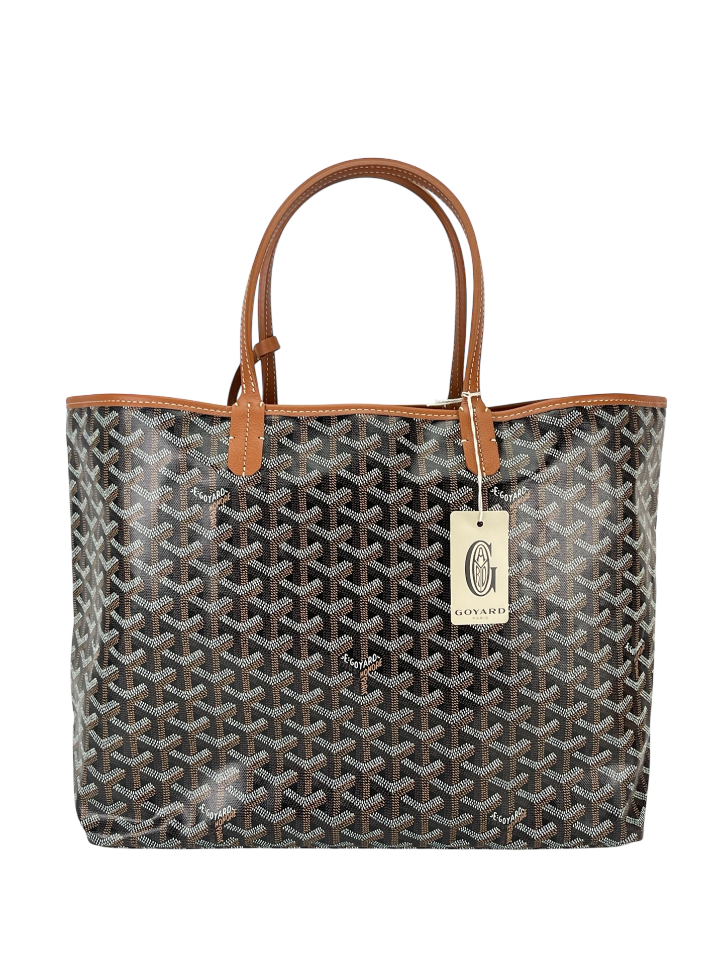 GOYARD - Saint Louis PM Tote Bag Black & Tan