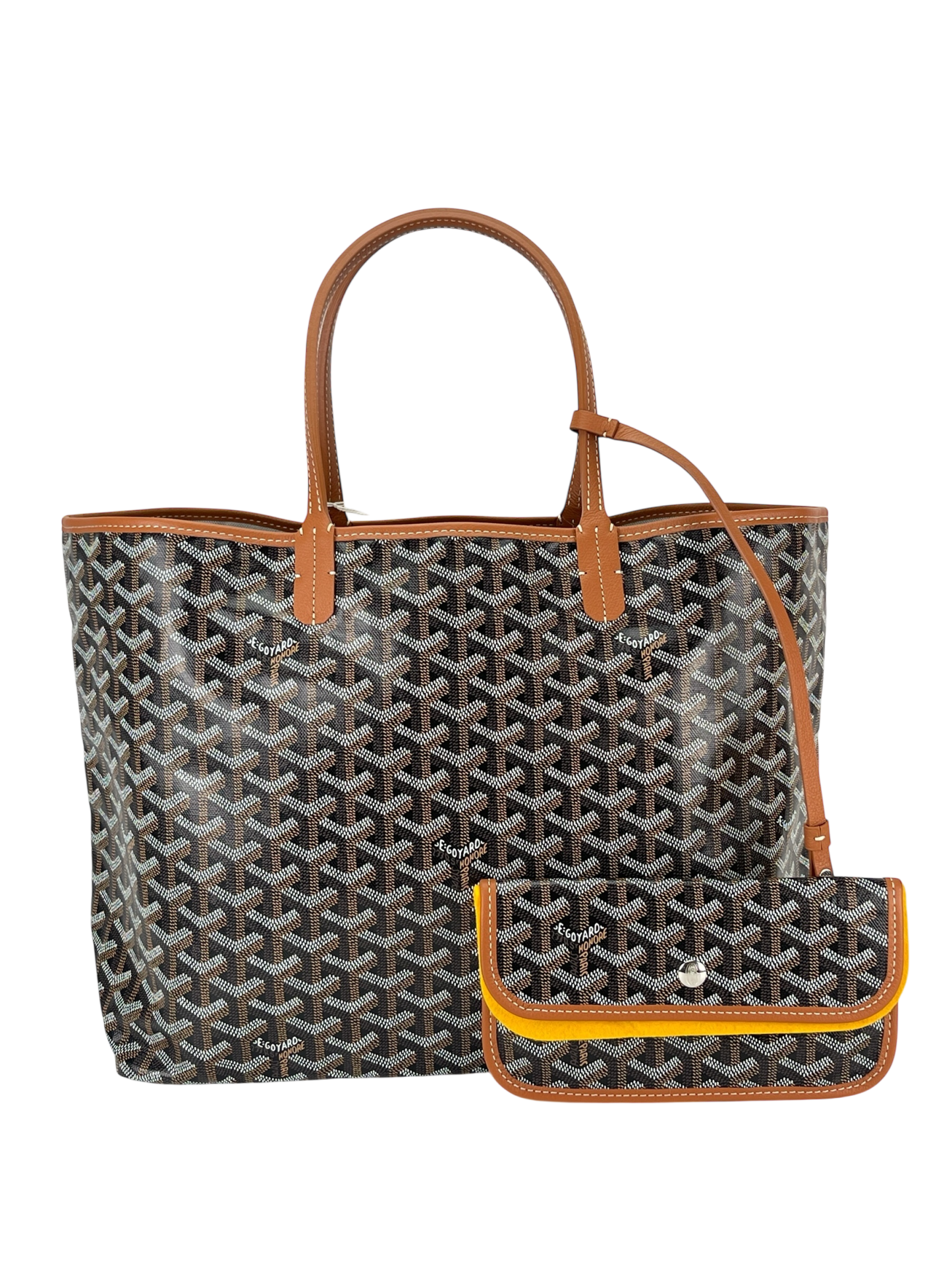GOYARD - Saint Louis PM Tote Bag Black & Tan