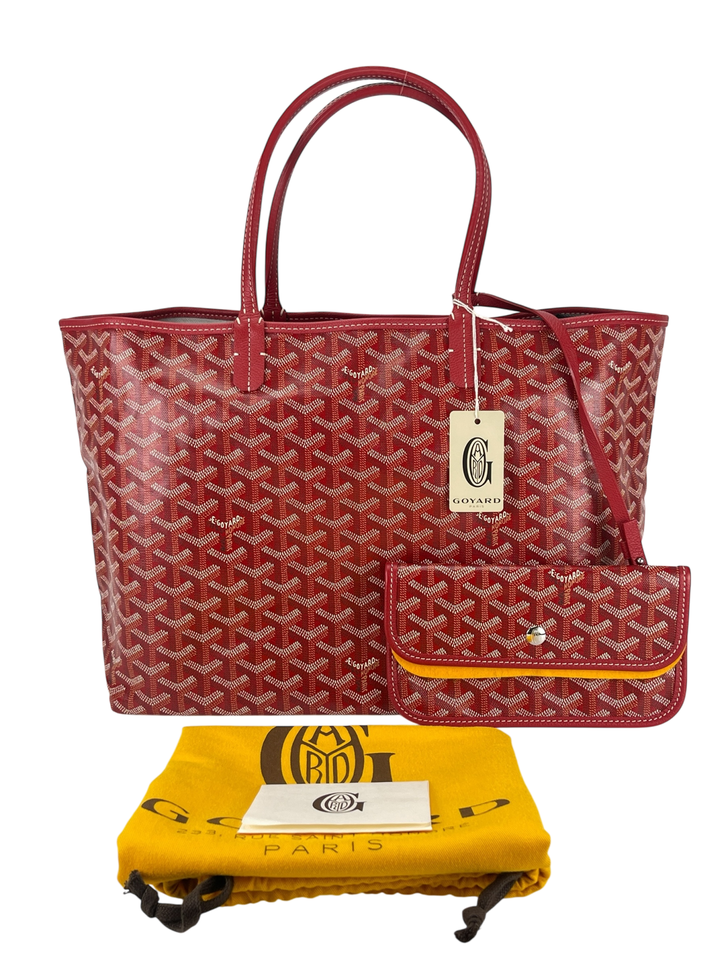 GOYARD - Saint Louis PM Tote Bag Red