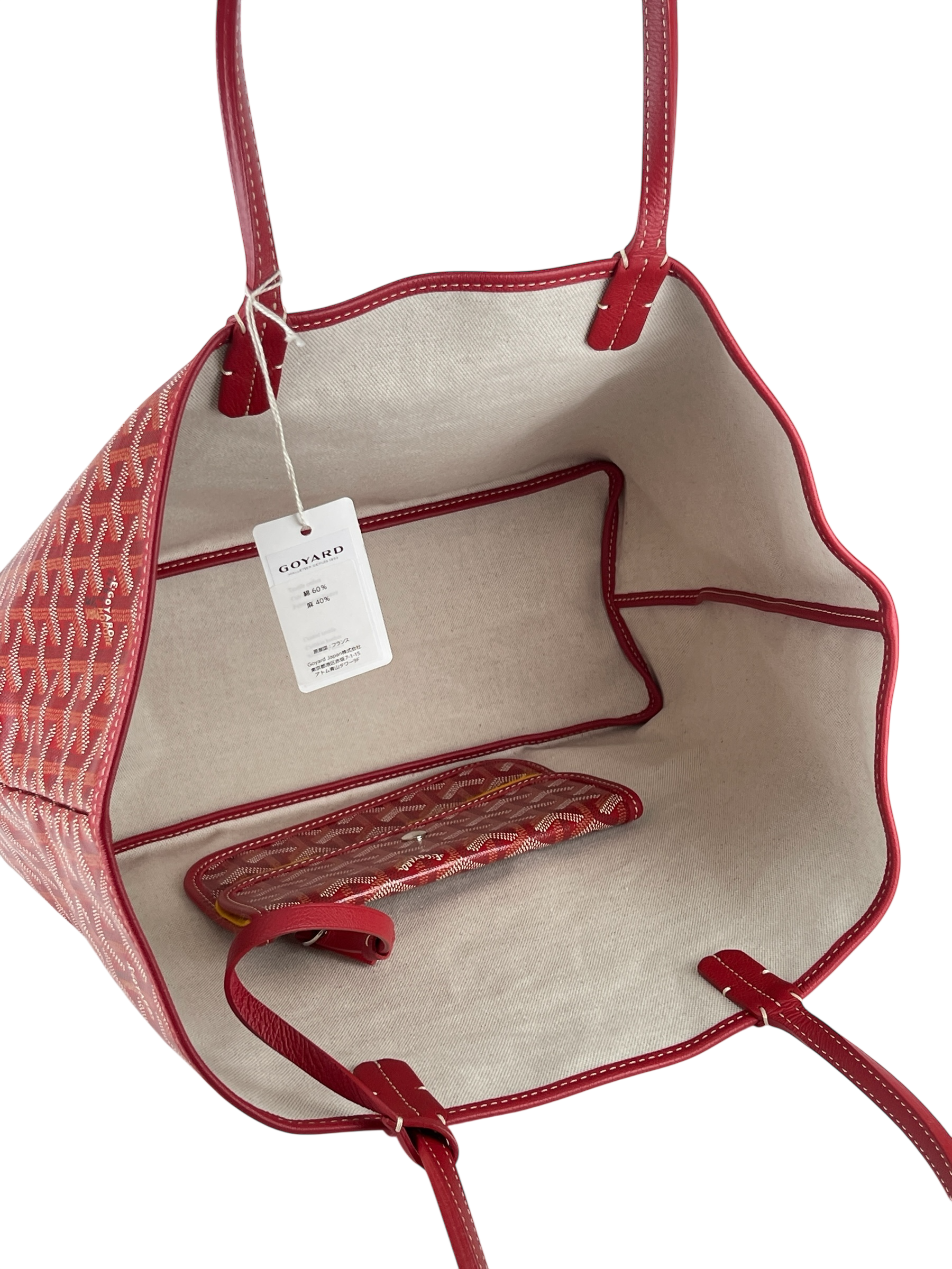 GOYARD - Saint Louis PM Tote Bag Red
