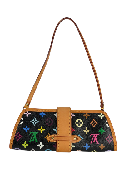 LOUIS VUITTON - Shirley Bron 2way Bag Black Monogram Multicolor