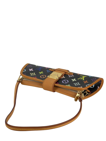 LOUIS VUITTON - Shirley Bron 2way Bag Black Monogram Multicolor