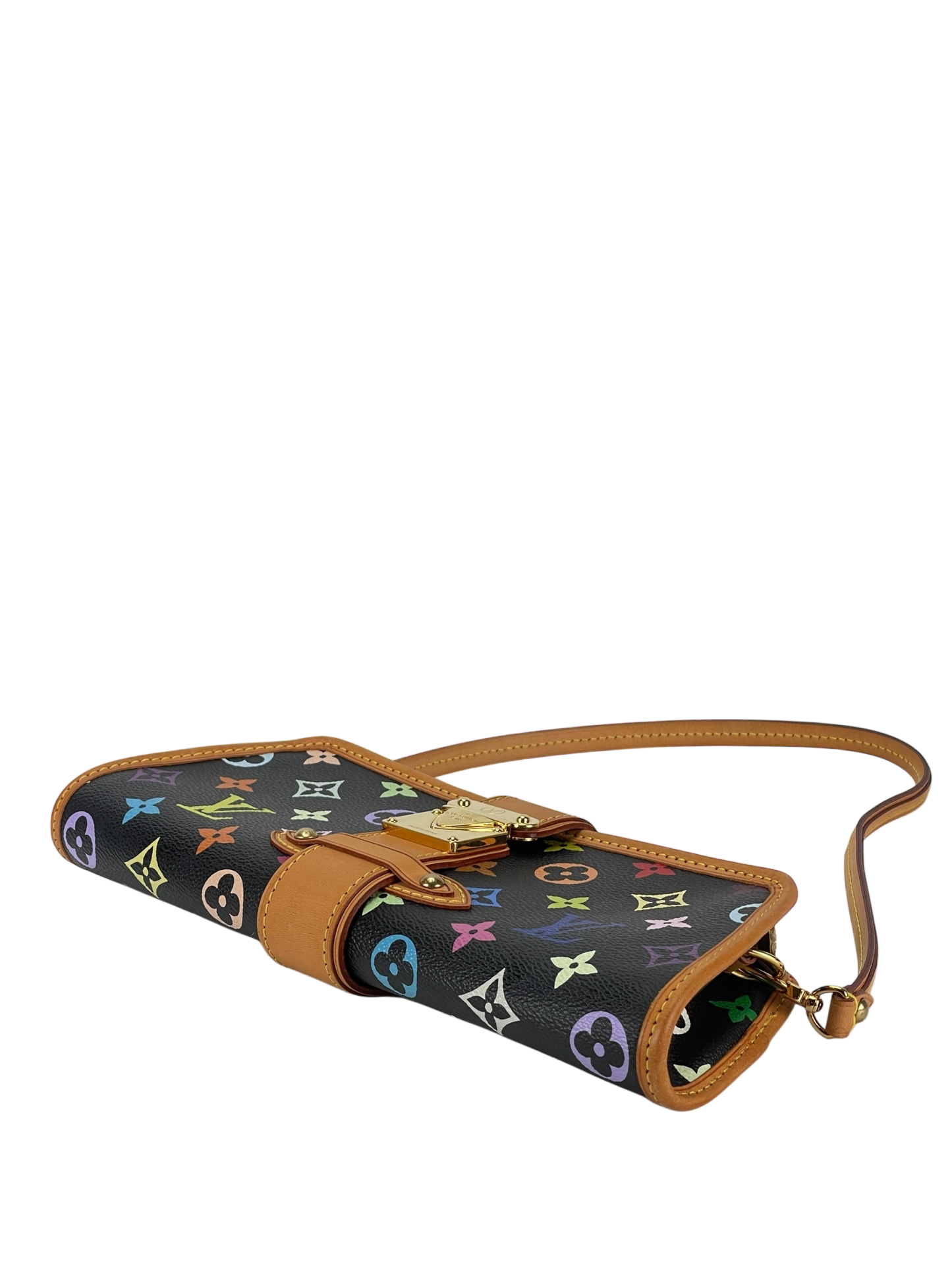 LOUIS VUITTON - Shirley Bron 2way Bag Black Monogram Multicolor