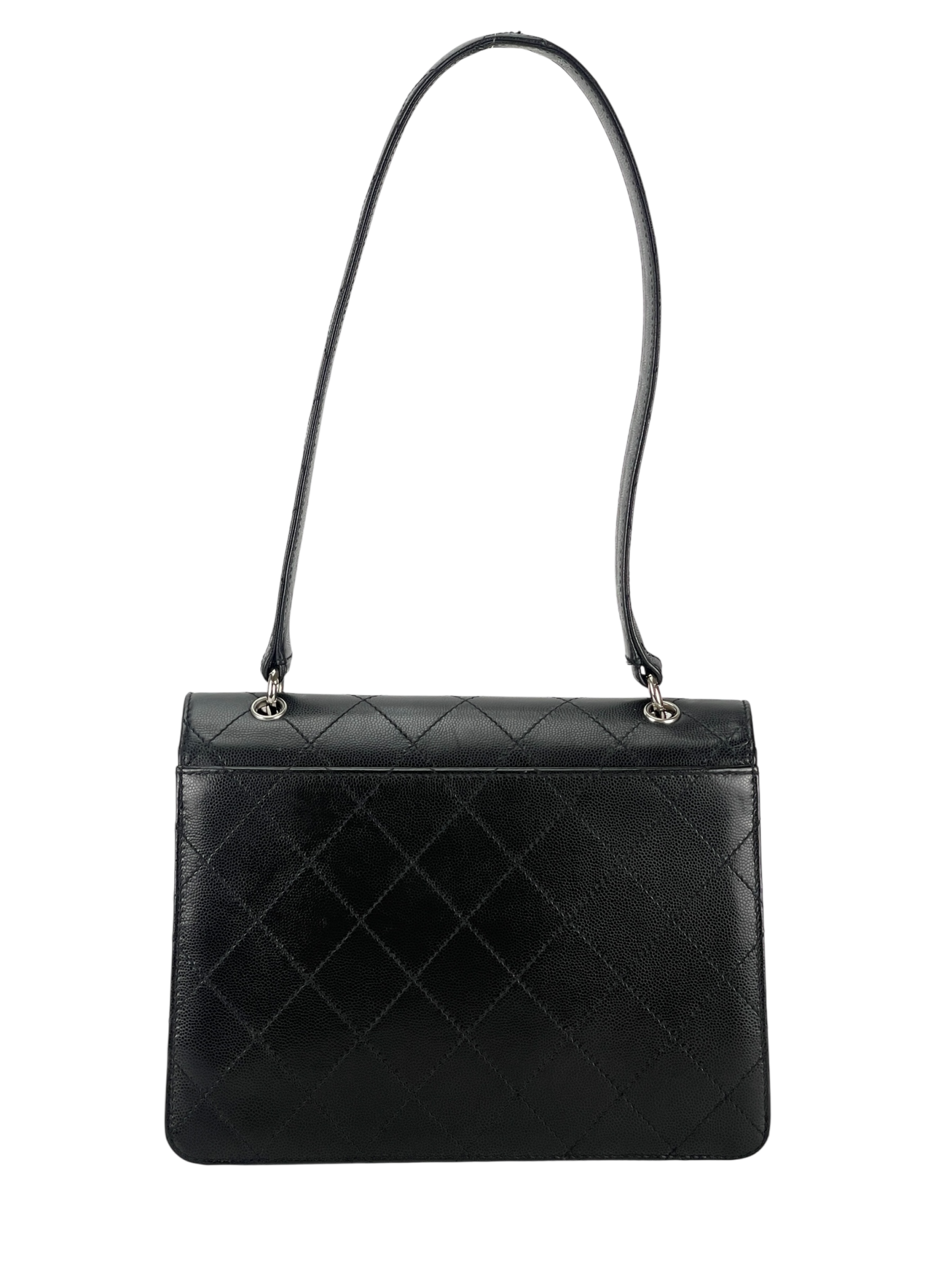 CHANEL - Black Caviar One Shoulder Bag