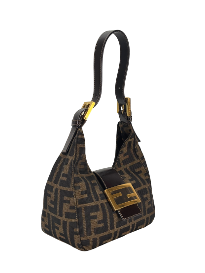 FENDI - Zucca Croissant Shoulder Bag