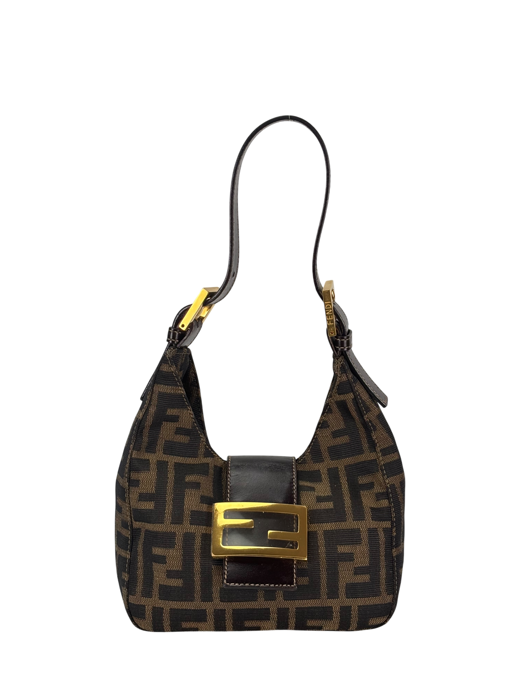 FENDI - Zucca Croissant Shoulder Bag