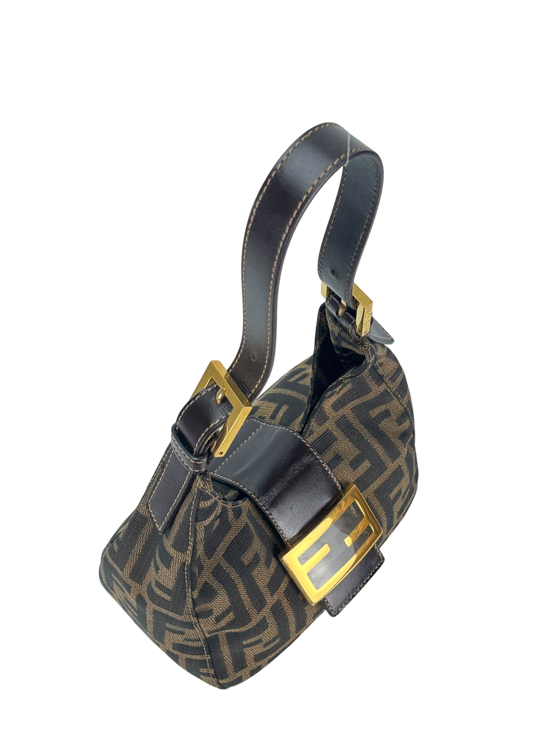 FENDI - Zucca Croissant Shoulder Bag