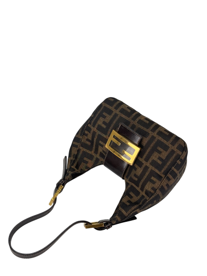 FENDI - Zucca Croissant Shoulder Bag