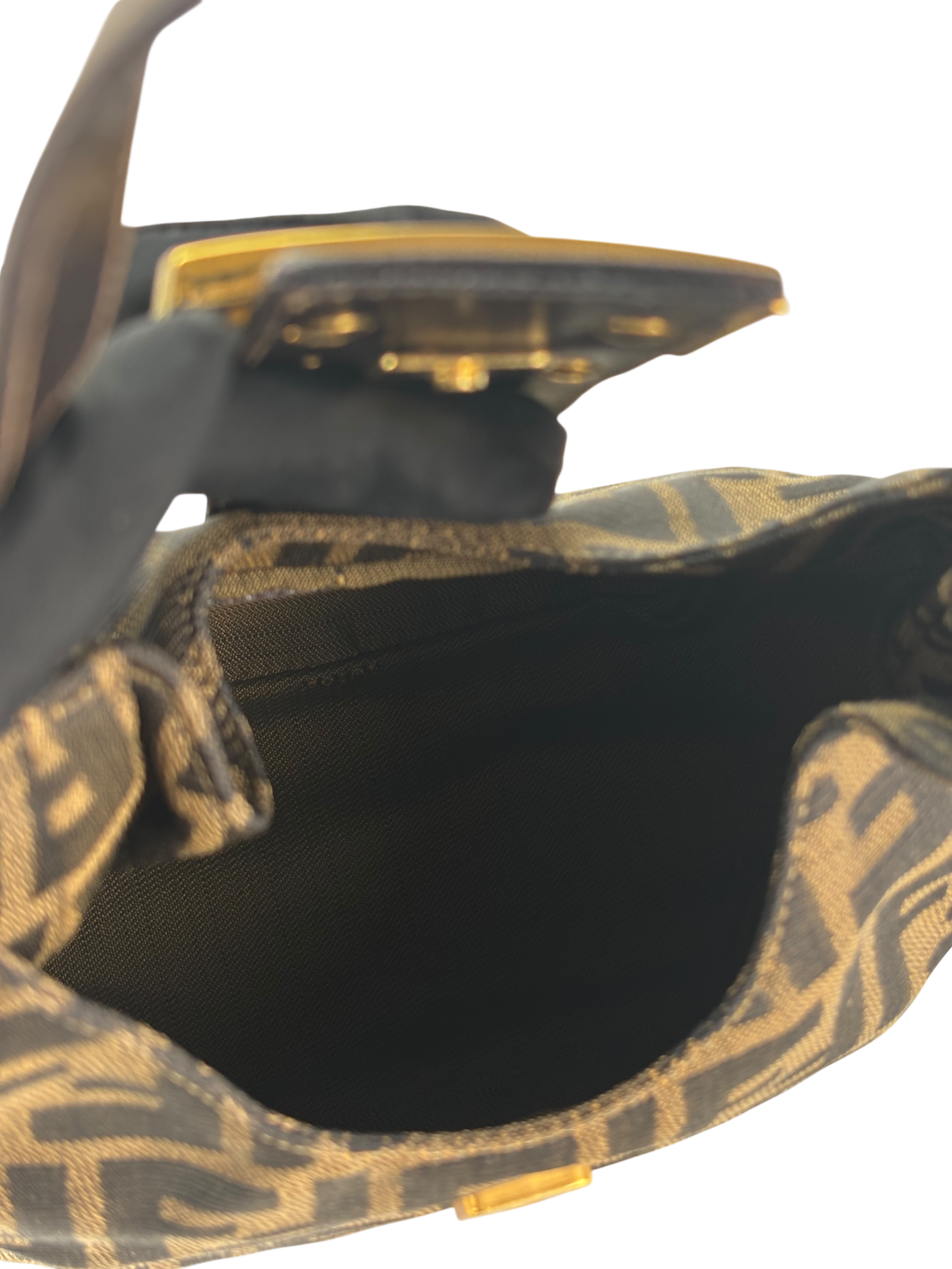 FENDI - Zucca Croissant Shoulder Bag