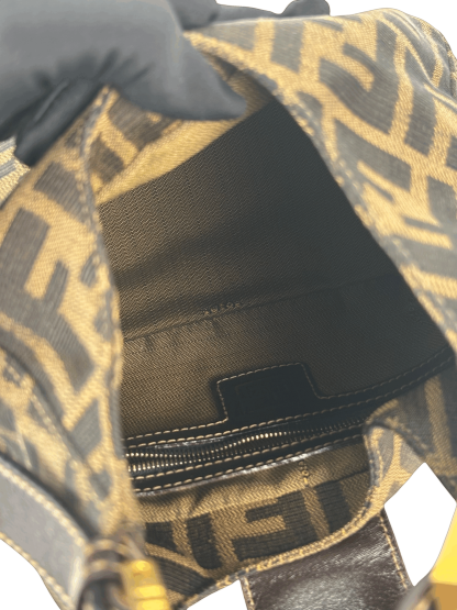 FENDI - Zucca Croissant Shoulder Bag