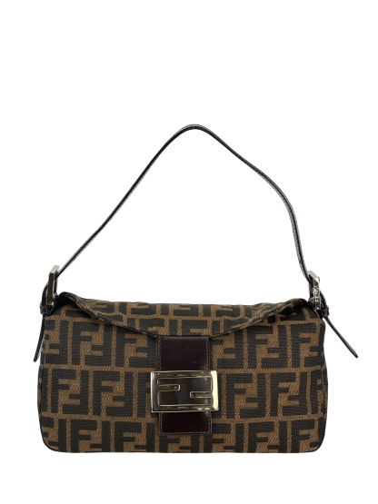 FENDI - Zucca Canvas Mamma Baguette Shoulder Bag
