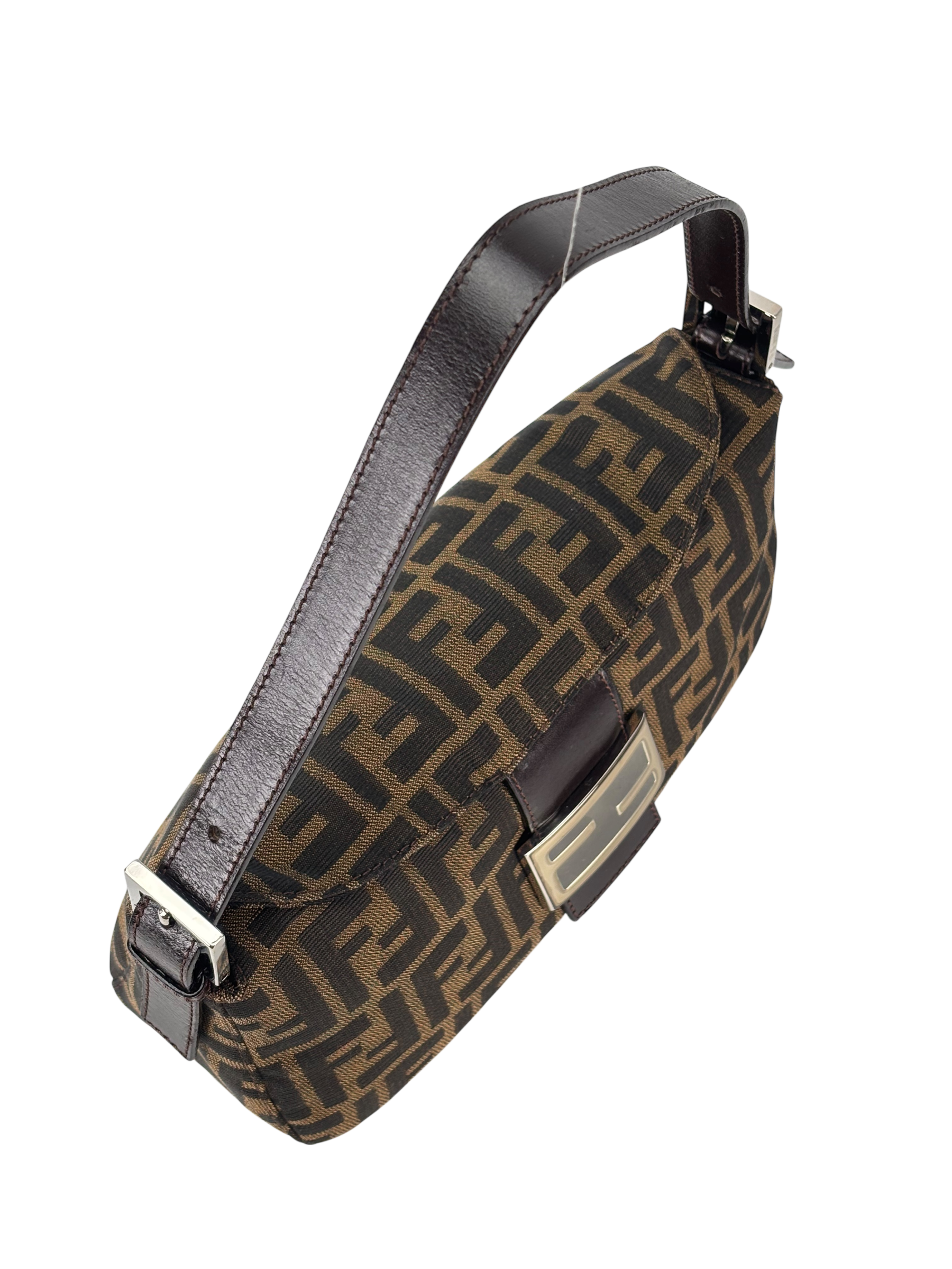 FENDI - Zucca Canvas Mamma Baguette Shoulder Bag