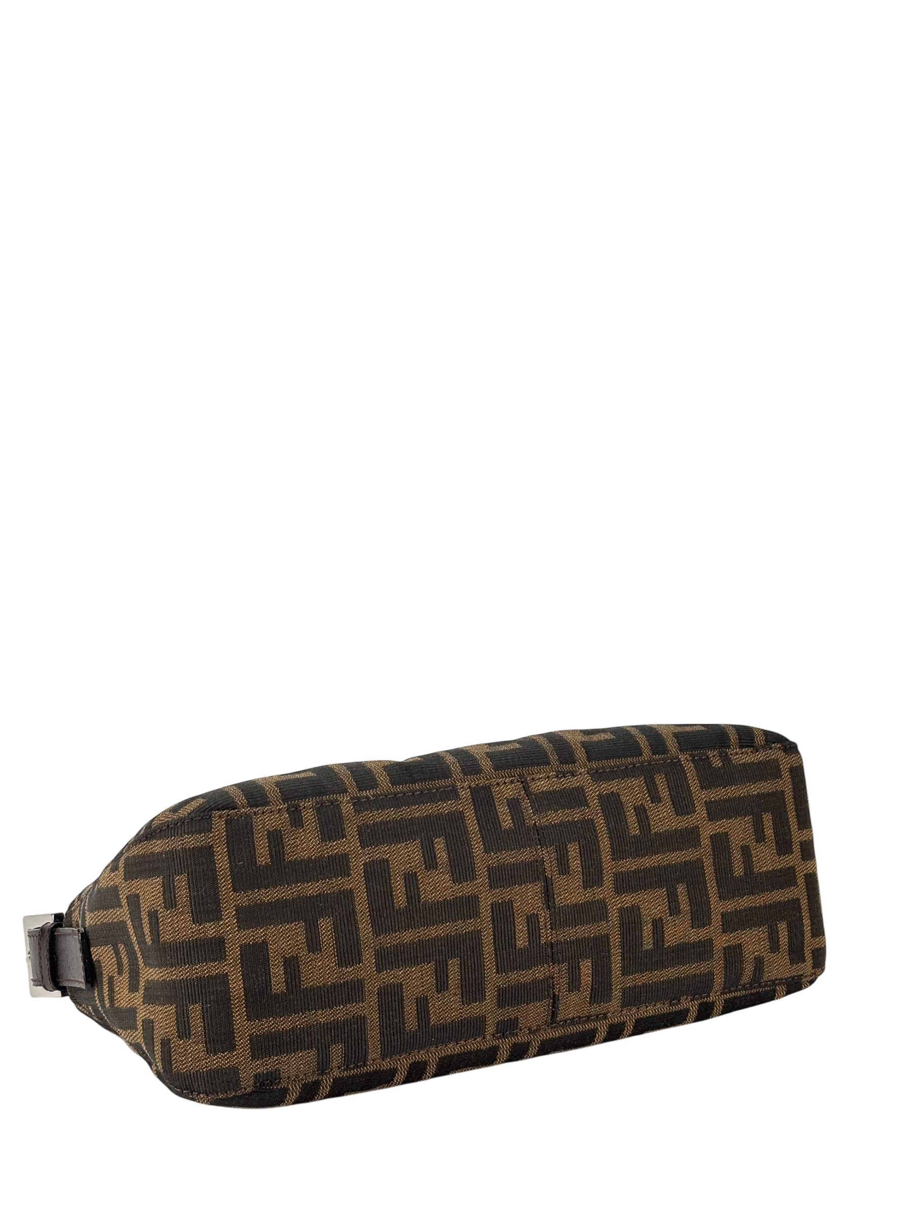 FENDI - Zucca Canvas Mamma Baguette Shoulder Bag