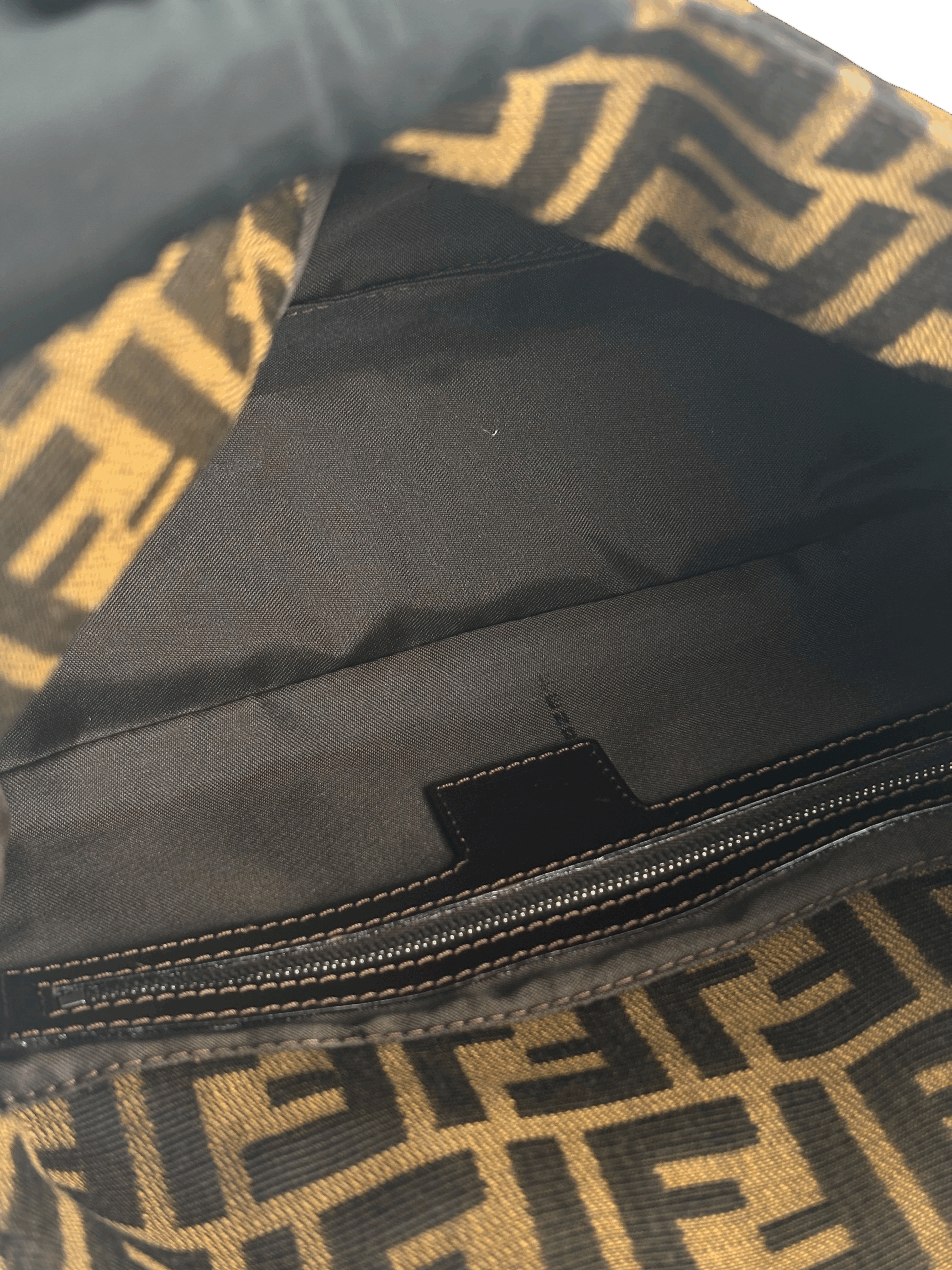 FENDI - Zucca Canvas Mamma Baguette Shoulder Bag