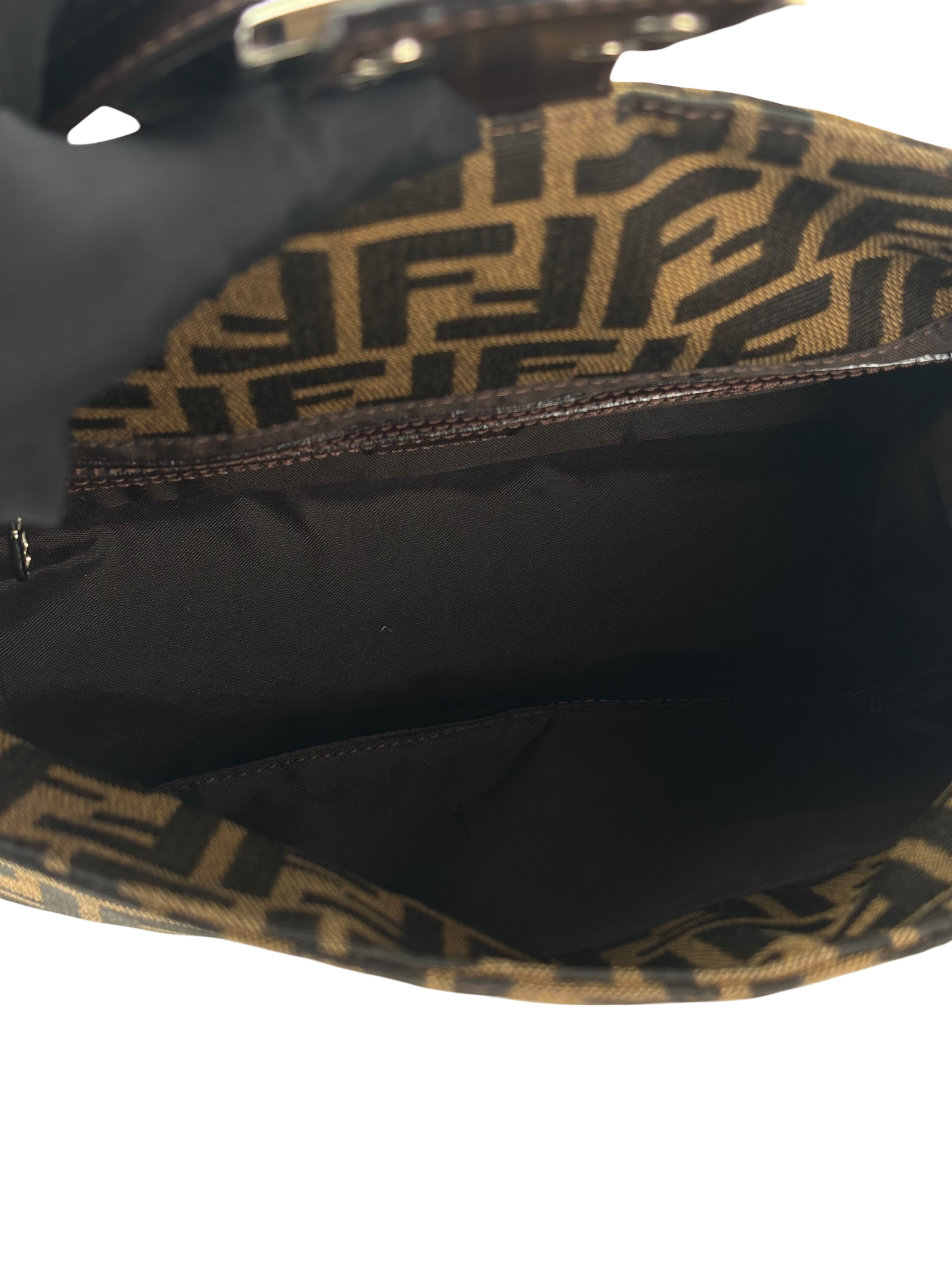 FENDI - Zucca Canvas Mamma Baguette Shoulder Bag